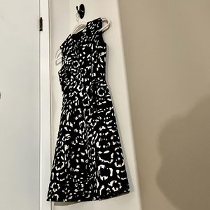 H&M black and white dress